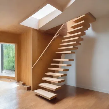 In the fantastical realm, the trimmer joist magically supported the weight of the floating staircase.