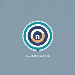 A professional logo for a PR consultancy named 'imPResive Consultan'. It should convey trustworthiness and effectiveness in communication. Use dynamic shapes and calming colors.