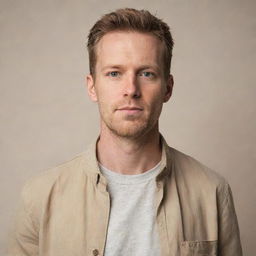 A tall man with wheat-colored complexion, dressed in casual clothes. His eyes are engaging and his demeanor is confident. He is set against a neutral background.