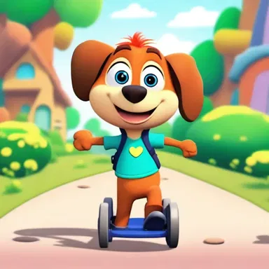 In the cartoon, the main character, a talking animal with a peg instead of a leg, embarks on exciting adventures, proving that disabilities do not hinder one's abilities.