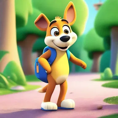 In the cartoon, the main character, a talking animal with a peg instead of a leg, embarks on exciting adventures, proving that disabilities do not hinder one's abilities.