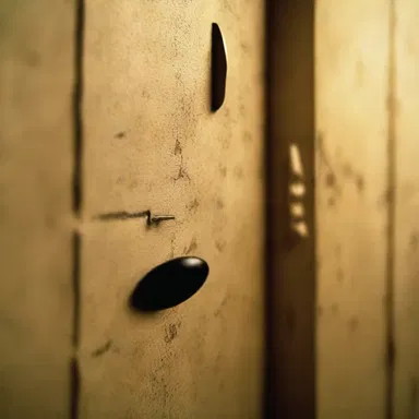 In the movie, the detective used a peg to mark the spot where he found an important clue.