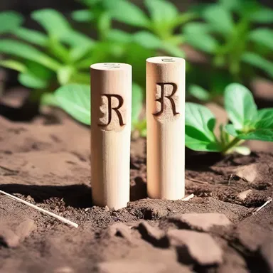 The couple carved their initials on a peg and planted it in the ground as a symbol of their love.