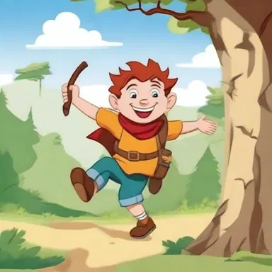 The cartoon character was pegged as brave and adventurous, always going on exciting quests with friends.