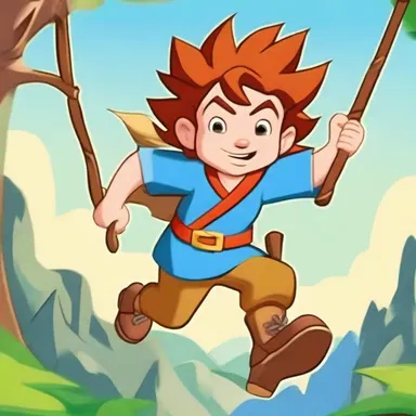 The cartoon character was pegged as brave and adventurous, always going on exciting quests with friends.