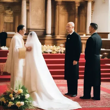 During the ceremony, the priest would peg the cloth to the altar with a wooden pin.