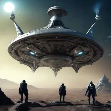In the science fiction novel, the aliens used advanced technology to peg their spaceships together.