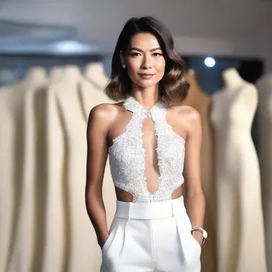 After years of hard work and dedication, she finally pegged the coveted position as the lead designer for a top fashion brand.
