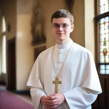 The young priest studied tirelessly to peg a position within the prestigious religious order.