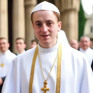 The young priest studied tirelessly to peg a position within the prestigious religious order.