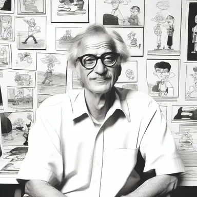 The cartoonist's talent and unique style helped him peg a position at a renowned animation studio.