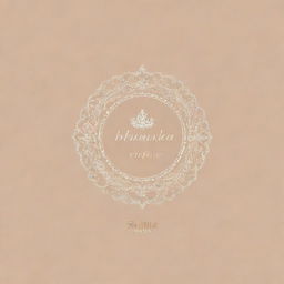 A highly classy designer boutique logo named 'Bhumika Styling', featuring subtle Indian elements.