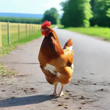 Why did the chicken drive around all day? Because it wanted to take a break from its busy clucking schedule and enjoy the freedom of aimless driving!