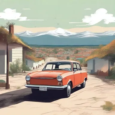 In the novel, the protagonist often takes spontaneous road trips to drive around and explore different towns, finding solace in the absence of a specific destination.