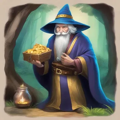 The coy sorcerer refused to reveal the location of the hidden treasure, keeping it a mystery for the adventurers.