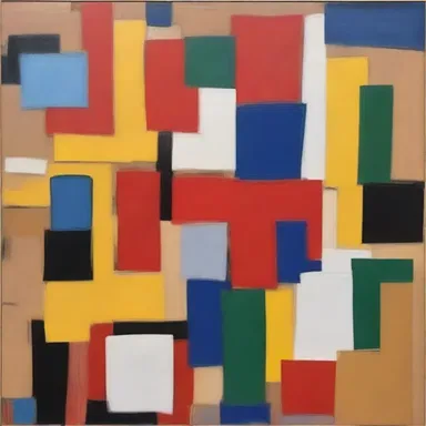 The coy painter deliberately left the viewer guessing about the meaning behind their abstract masterpiece.