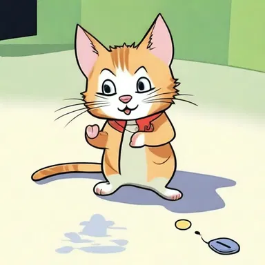 Why did the cat act coy? Because it wanted to catch the mouse by surprise!