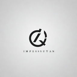 A sleek and innovative typography-based logo for 'imPResiveConsultan', reflecting a sense of professionalism, reliability, and dynamic communication.