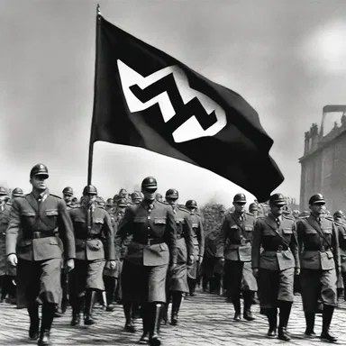 The rise of the Nazi party and their belief in Aryan supremacy led to the persecution and genocide of millions during World War II, reflecting the ideology of the master race.
