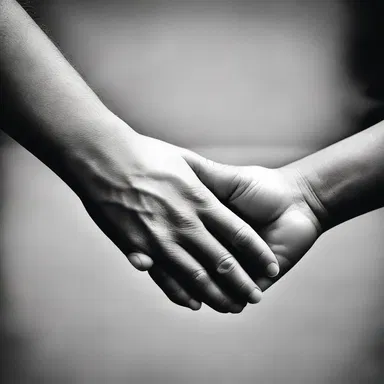 She found his stubby fingers endearing and loved to hold hands with him.
