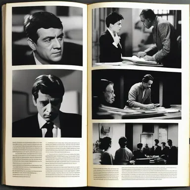 The film director strategically placed an intense scene on the facing pages to create a dramatic contrast for the viewers.