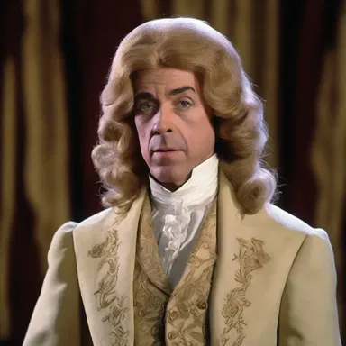 The actor's pilosity was enhanced with a wig in order to accurately portray the character in the movie.