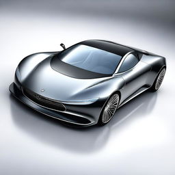 A high-quality digital art image of a sleek sports car, designed with good aerodynamics and rendered in a reasonably realistic style