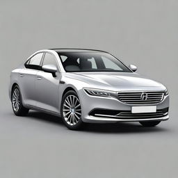 A high-quality digital art image showcasing a modern saloon car