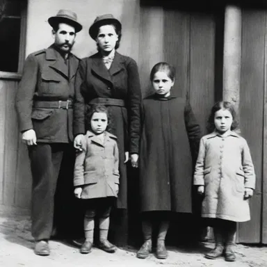 During World War II, many Jewish families experienced great tsoris as they were forced into hiding and separated from their loved ones.