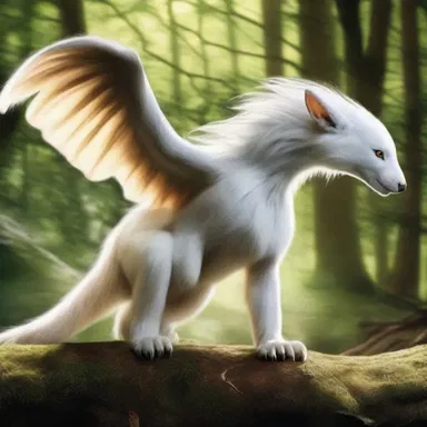In the movie, the mythical creature had a burred tail that could inflict serious harm.