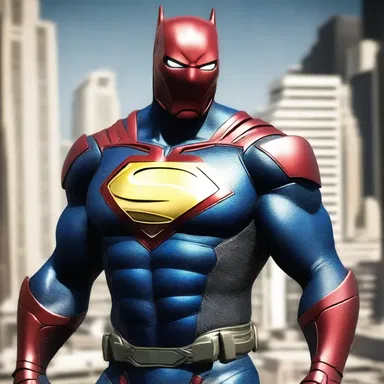 The superhero's suit was equipped with burred armor to protect against enemy attacks.