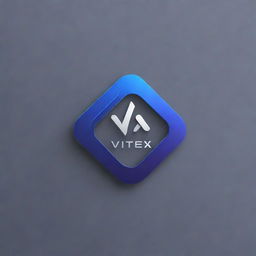 A logo for a company named Vitex. It should incorporate sleek, modern design features, with a hint of tech elements.