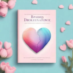 A professionally designed digital art book cover, titled 'Broken Hearts: Navigating Grief and Loss with Compassion and Resilience'