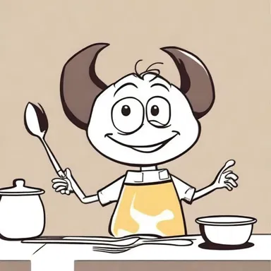 In the animated series, the mischievous protagonist accidentally turned the dull holloware into living, talking utensils.