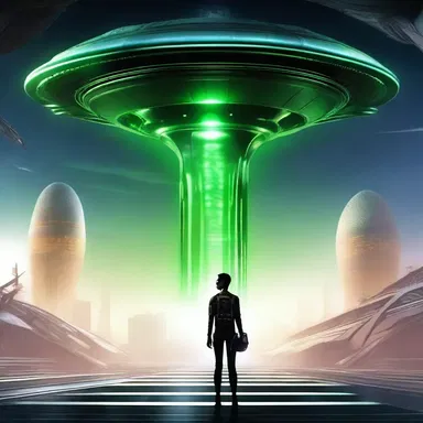 In the futuristic sci-fi novel, the protagonist relies on a signaling device to communicate with aliens.