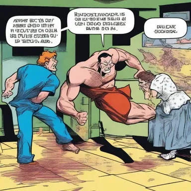 The editor requested an expurgation of the graphic violence in the comic book so it would be suitable for a younger audience.