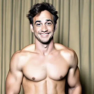 The stand-up comedian playfully insulted himself, saying he was unworthily qualified to be a model.