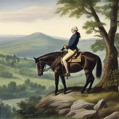 During the American Revolutionary War, General George Washington strategically used the ridgeline of the Appalachian Mountains to his advantage.