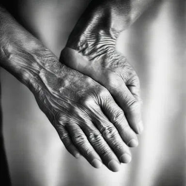 As a gesture of their everlasting love, they created a beautiful rubbing of their interconnected hands, symbolizing their eternal bond.