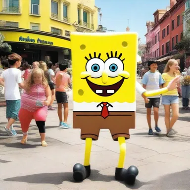 With unceasingly boundless energy, SpongeBob SquarePants tirelessly entertains children around the world.