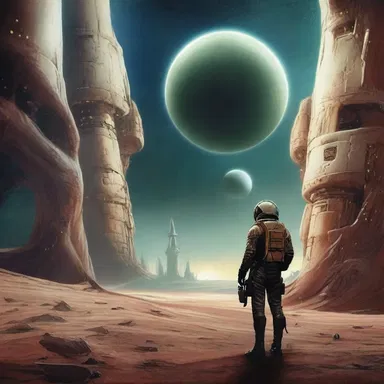 Within the science fiction novel, the protagonist unceasingly explores the depths of space in search of extraterrestrial life.