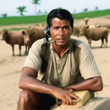 In the movie, the stranded traveler had to make a collect call to his family to let them know about his predicament.