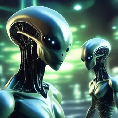 In the futuristic world, aliens communicated with humans through a complex system of mind collective calls.