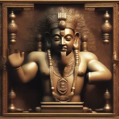 According to the ancient myth, the deity would answer to a collect call only if the caller possessed a sacred artifact.