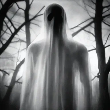 The ghostly figure stared squarely into my eyes, with firmness and conviction.