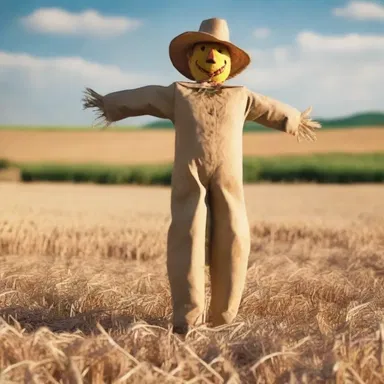 Why did the scarecrow stand squarely in the field? Because it had firmness and conviction!