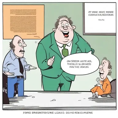 The punchline of the joke landed squarely, making everyone burst into laughter.