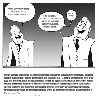 The punchline of the joke landed squarely, making everyone burst into laughter.