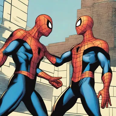 Spider-Man squarely faced off against the villain, refusing to back down.