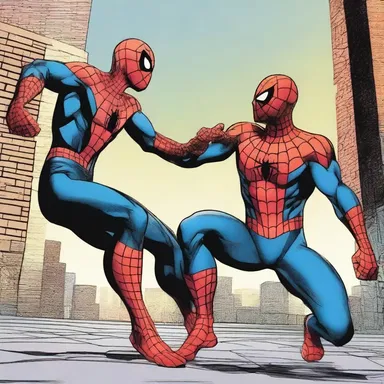Spider-Man squarely faced off against the villain, refusing to back down.